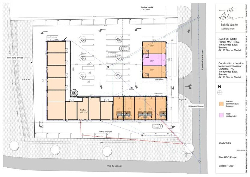 Bureau dans Pau à louer - Plan d’étage – Image 2 sur 4