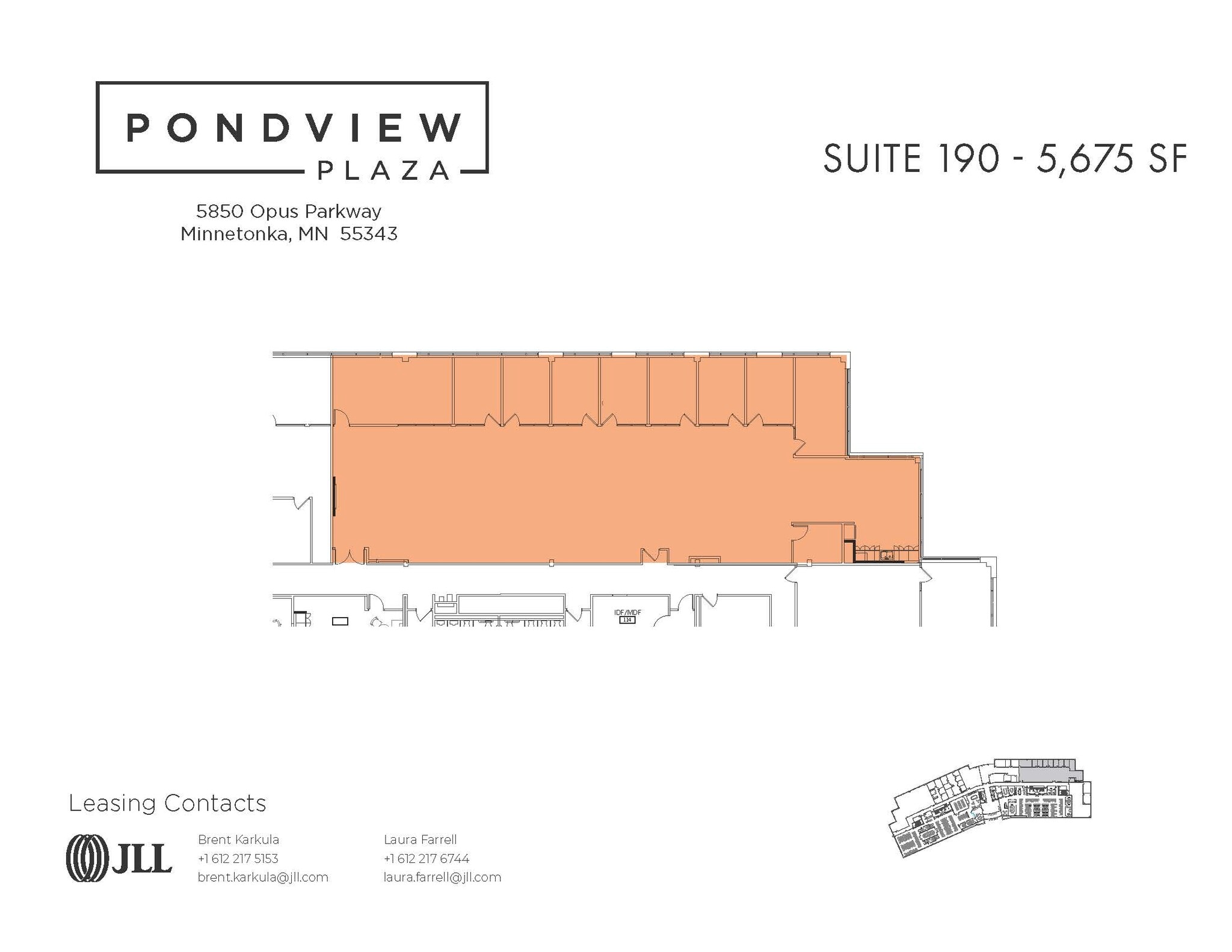 5850 Opus Pky, Minnetonka, MN à louer Plan d’étage– Image 1 sur 2