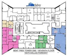 16475 N Dallas Pky, Addison, TX à louer Plan d’étage– Image 1 sur 1