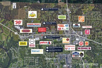 1115-1167 N Hermitage Rd, Hermitage, PA - Vue aérienne  vue de carte