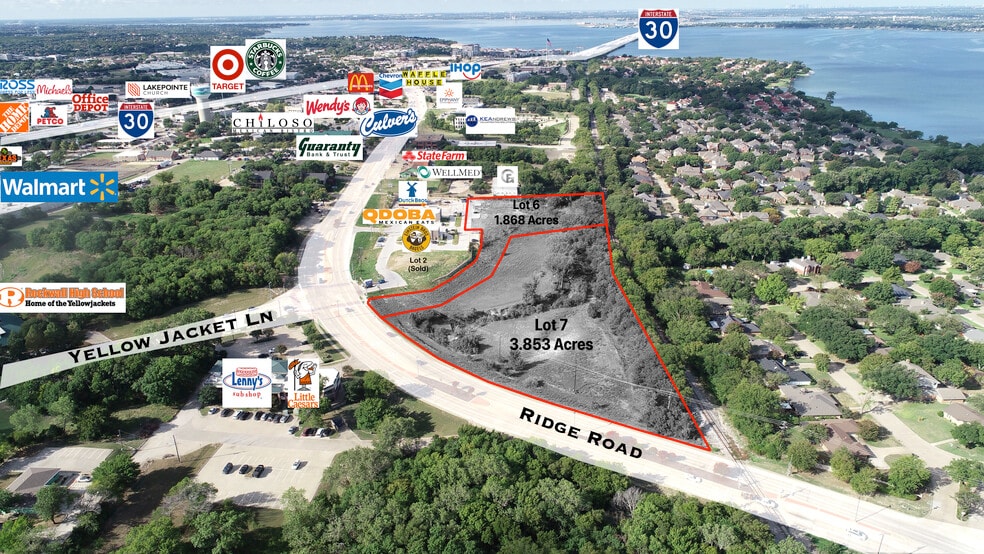 Ridge Rd, Rockwall, TX à vendre - Aérien – Image 3 sur 7