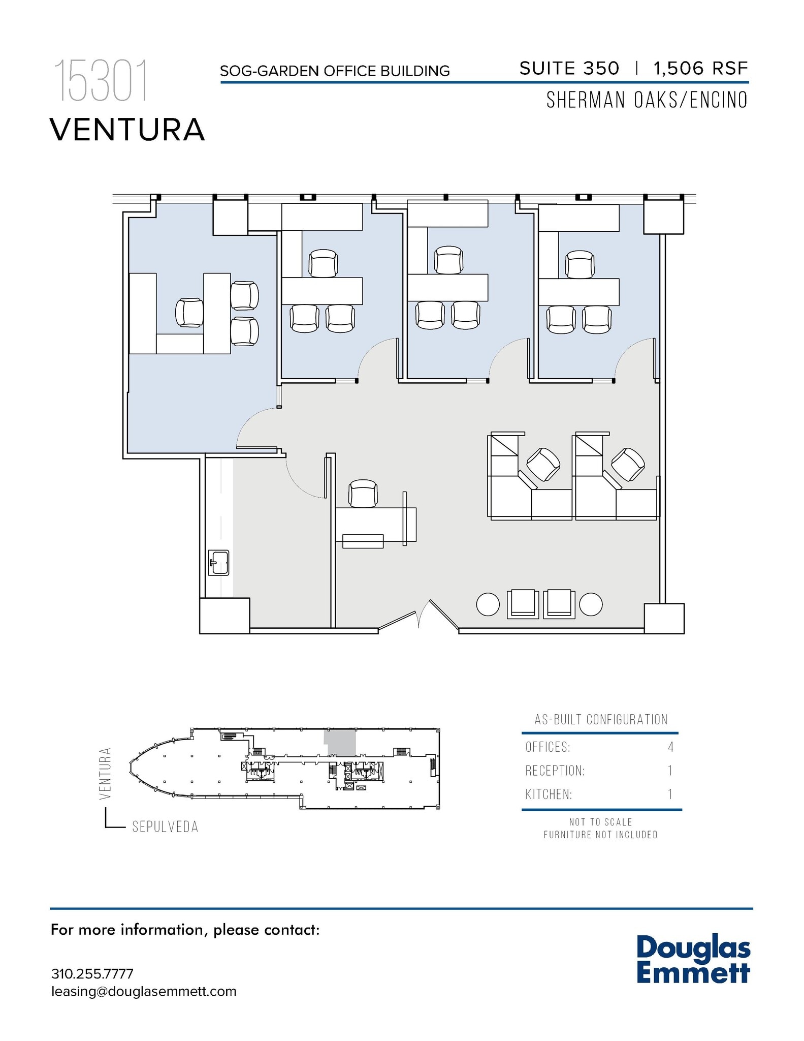 15301 Ventura Blvd, Sherman Oaks, CA à louer Plan d’étage– Image 1 sur 1