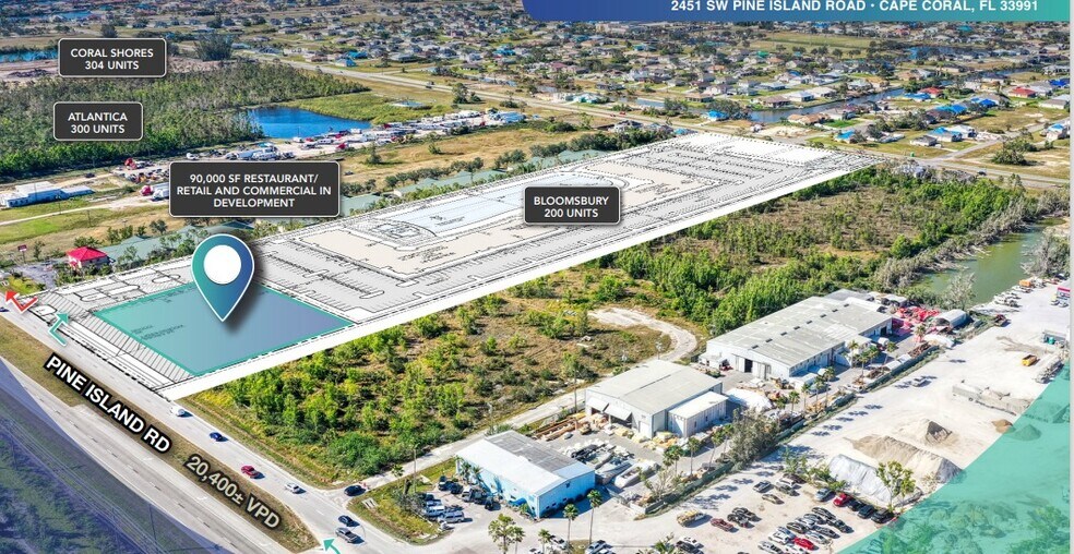 2451 SW Pine Island Rd, Cape Coral, FL à louer - Photo de l’immeuble – Image 2 sur 2