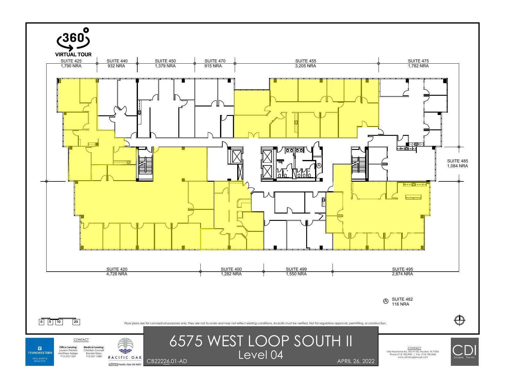 6575 West Loop South, Bellaire, TX à louer Plan d’étage– Image 1 sur 1
