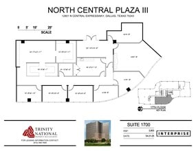 12801 N Central Expy, Dallas, TX à louer Plan d’étage– Image 1 sur 1