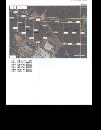 Plus de détails pour 1 Forest Glen Rd., Sylacauga, AL - Terrain à vendre