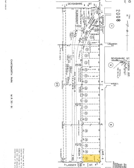 9907-9909 Canoga Ave, Chatsworth, CA à louer - Plan cadastral – Image 2 sur 4
