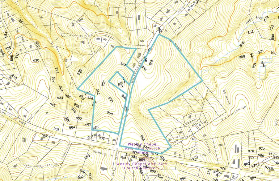 101 Whitesides Rd, Bessemer City, NC à vendre - Plan cadastral – Image 2 sur 2