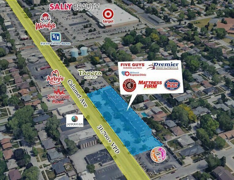 8135-8165 Calumet Ave, Munster, IN à louer - Photo principale – Image 1 sur 10