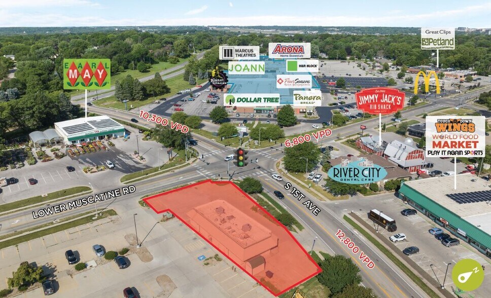 1920 Lower Muscatine Rd, Iowa City, IA à vendre - Aérien – Image 3 sur 5