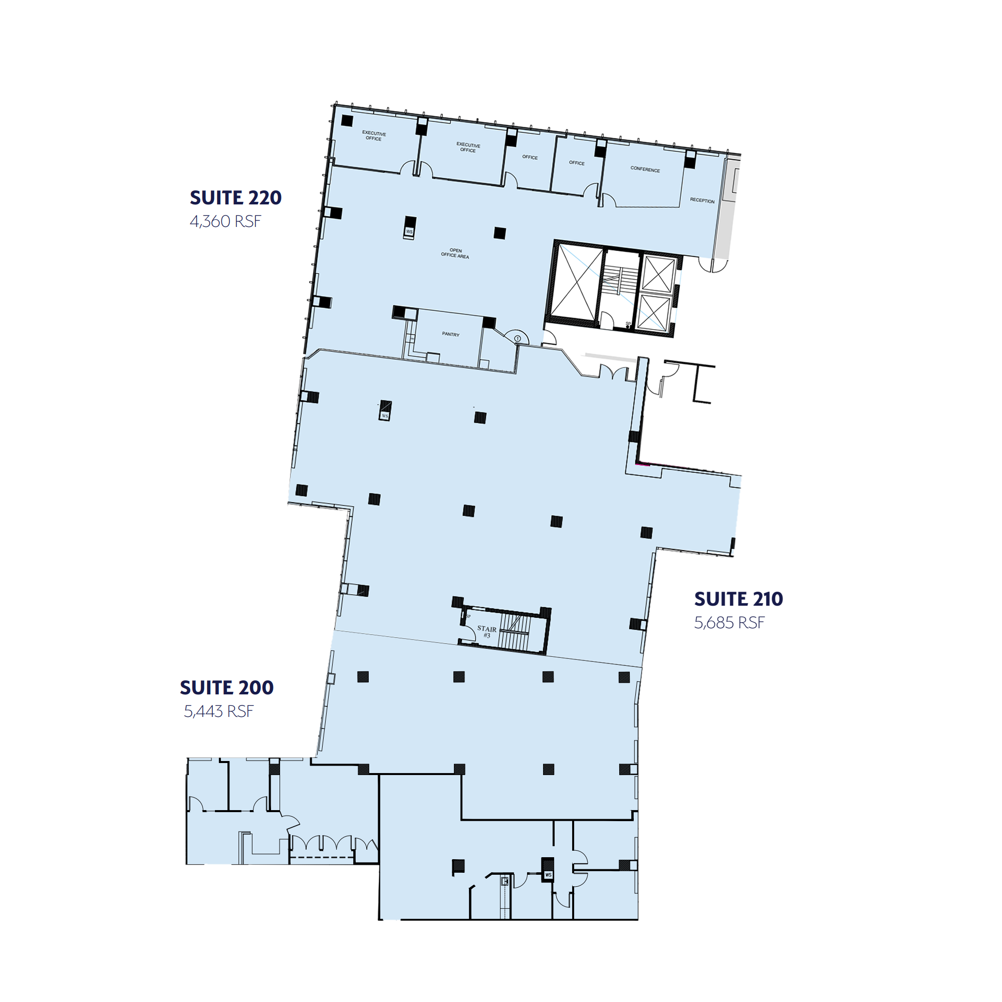 4340 East-West Hwy, Bethesda, MD à louer Plan d’étage– Image 1 sur 1