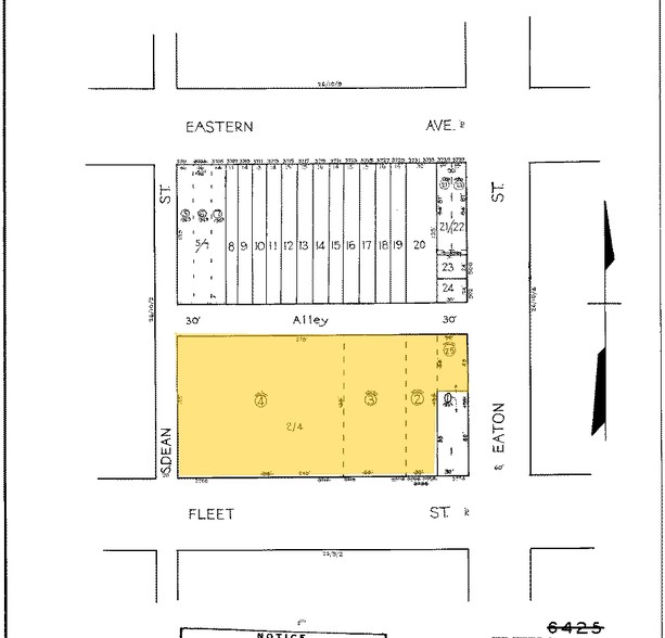 3700 Fleet St, Baltimore, MD à louer - Plan cadastral – Image 3 sur 4