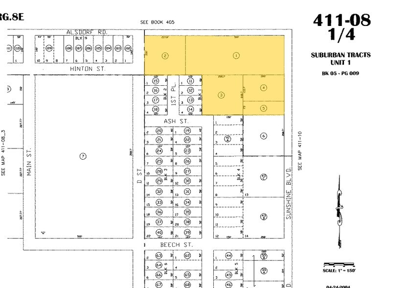 221 W Alsdorf Rd, Eloy, AZ à vendre - Plan cadastral – Image 2 sur 3