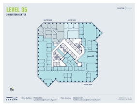 1301 McKinney St, Houston, TX à louer Plan d’étage– Image 1 sur 1