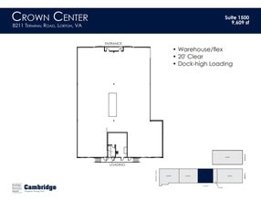8211 Terminal Rd, Lorton, VA à louer Plan d’étage– Image 1 sur 1