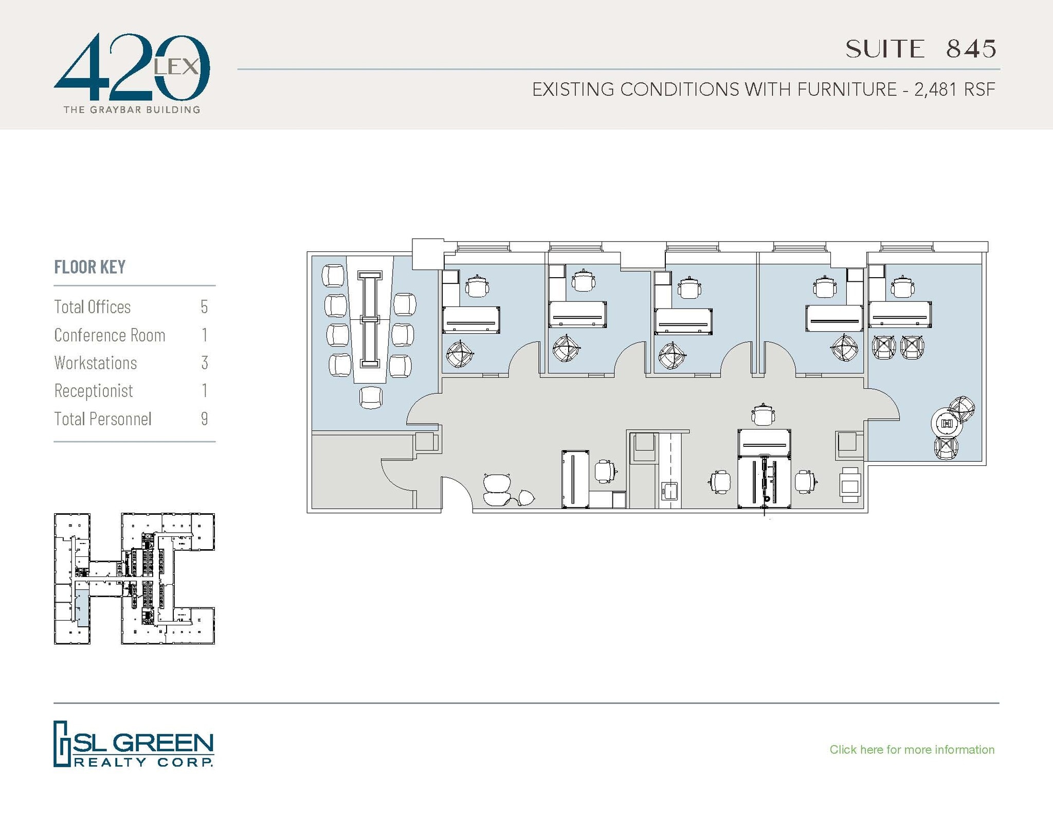 420 Lexington Ave, New York, NY à louer Plan d’étage– Image 1 sur 1