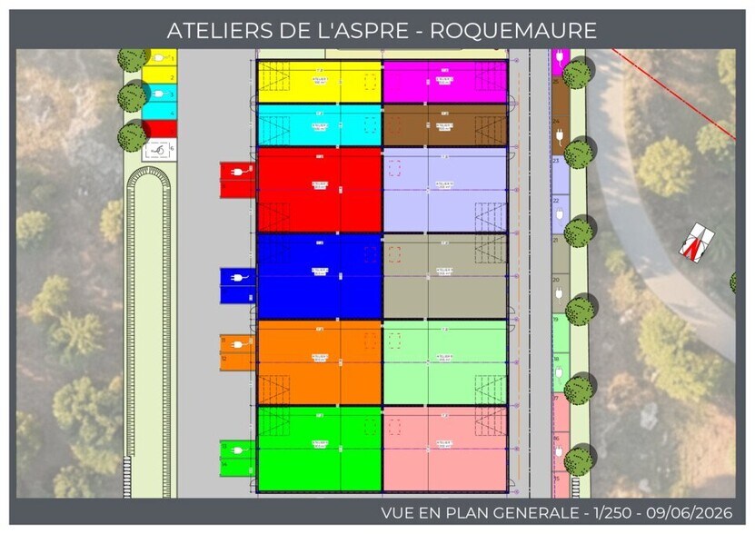 Local d'activités dans Roquemaure à vendre - Plan de site – Image 3 sur 3