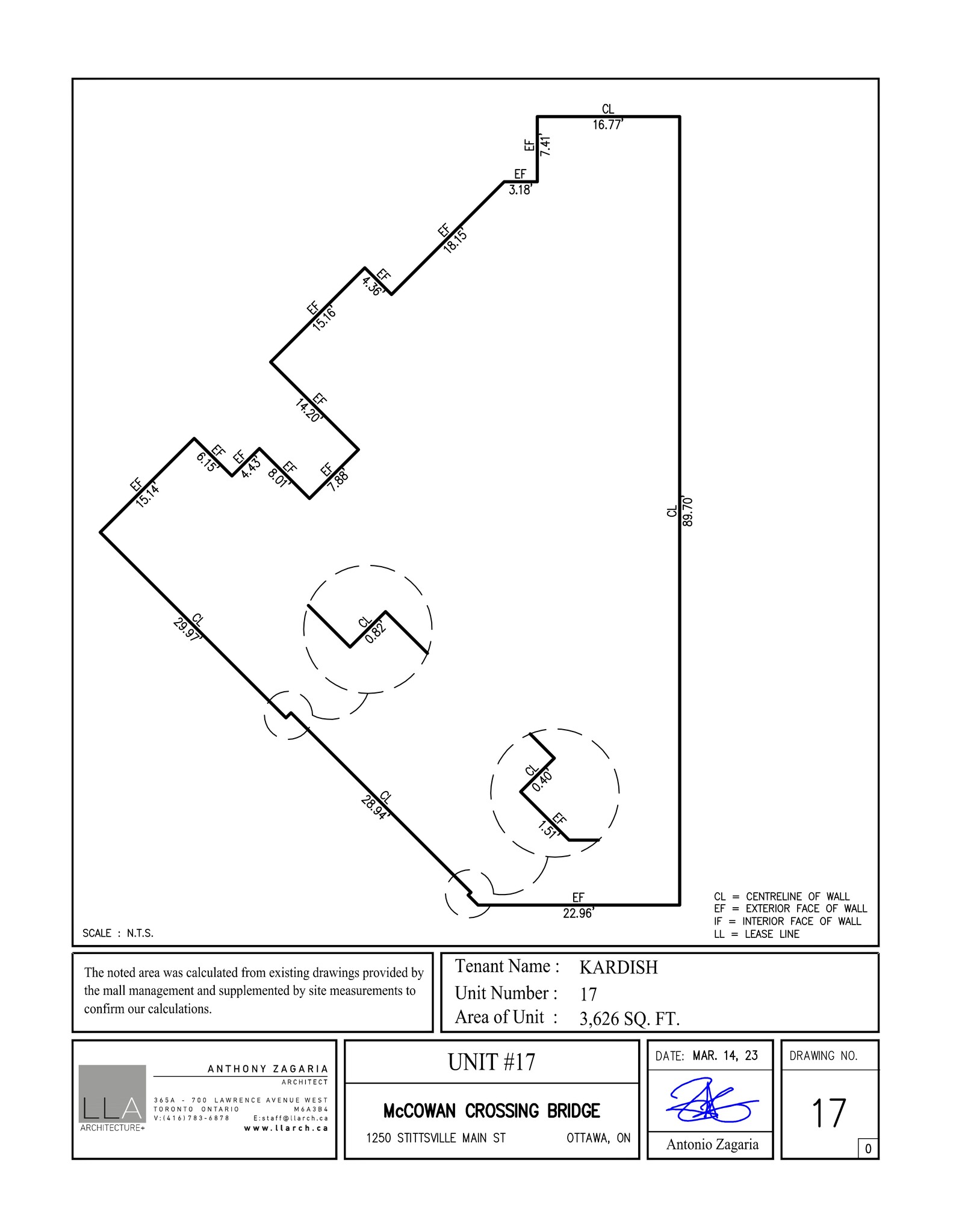 1250 Stittsville Main St, Stittsville, ON à louer Plan de site– Image 1 sur 1