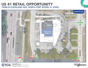 15080 N Cleveland Ave, North Fort Myers, FL à louer Plan de site– Image 1 sur 1