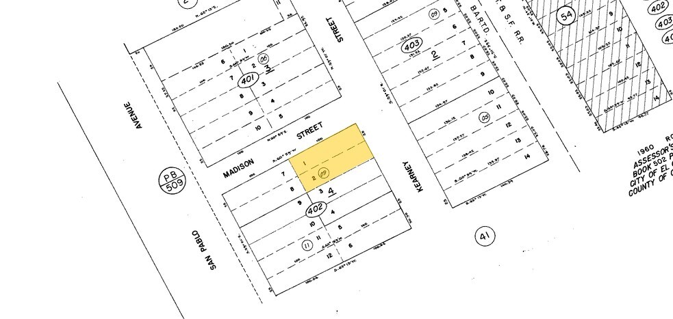 11090 San Pablo Ave, El Cerrito, CA à louer - Plan cadastral – Image 3 sur 5