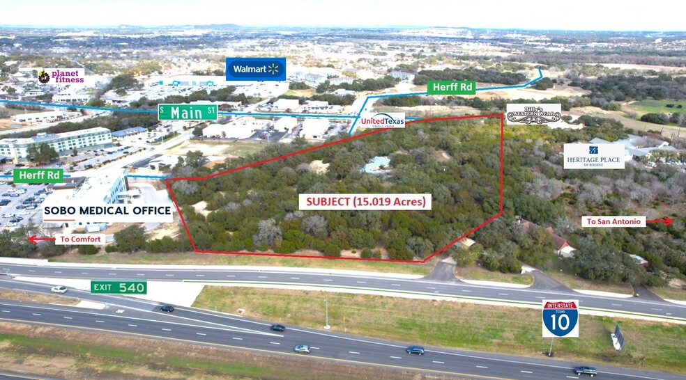1480 S Main St, Boerne, TX à vendre - Aérien – Image 3 sur 20