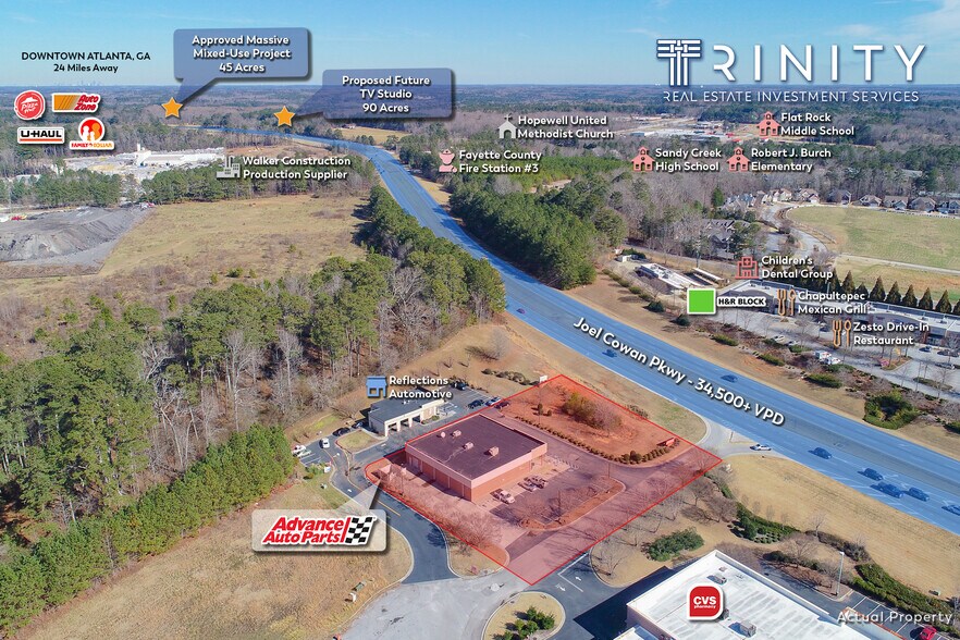 1540 Highway 74 N, Tyrone, GA à louer - Photo de l’immeuble – Image 2 sur 5