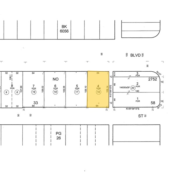 1021-1026 W Century Blvd, Los Angeles, CA à vendre - Plan cadastral – Image 2 sur 20