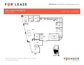 7501 Lone Star Dr, Plano, TX à louer Plan d’étage– Image 1 sur 7