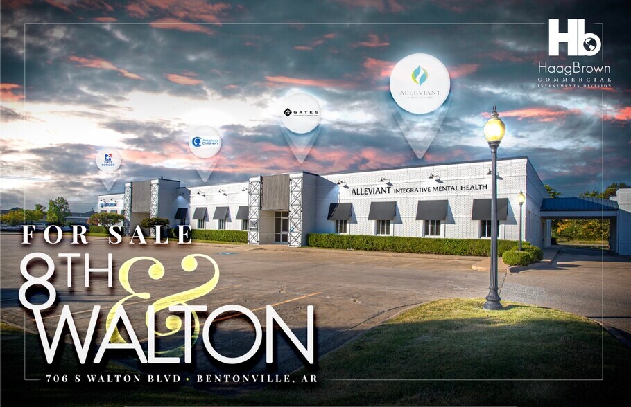 706 S Walton Blvd, Bentonville, AR à vendre - Photo de l’immeuble – Image 1 sur 5