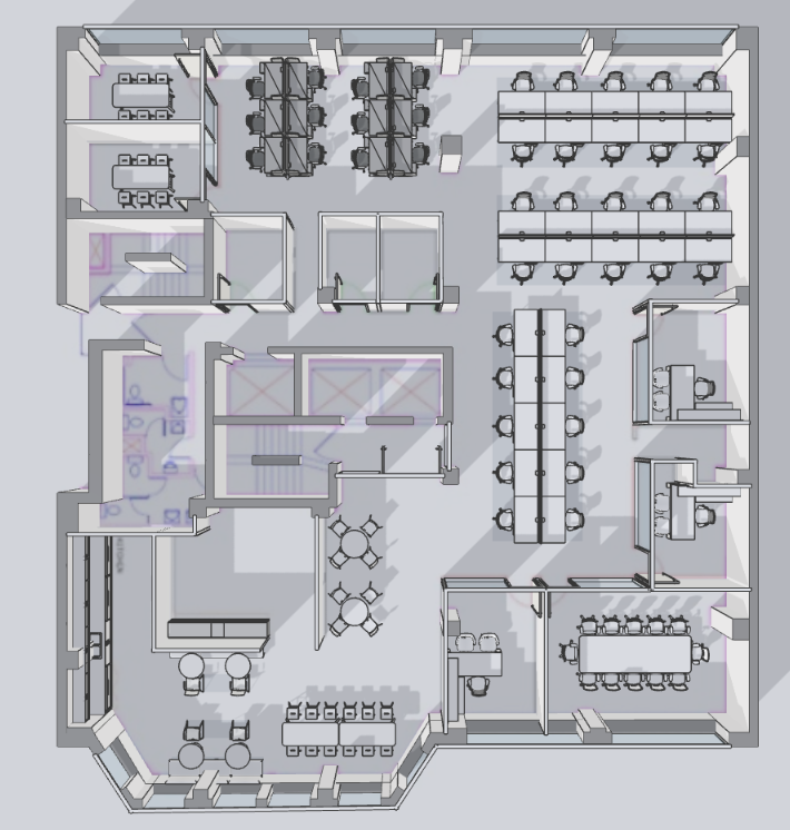 320-324 W 37th St, New York, NY à louer Plan d’étage– Image 1 sur 3