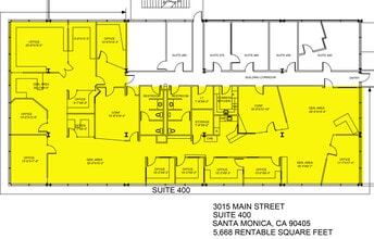3015 Main St, Santa Monica, CA à louer Plan d’étage– Image 1 sur 1