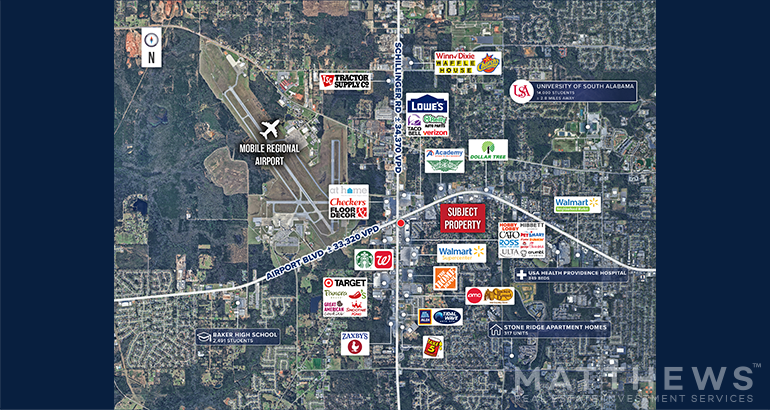 7765 Airport Blvd, Mobile, AL à vendre - Photo de l’immeuble – Image 3 sur 4