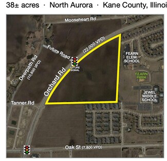 Plus de détails pour 1815 Oak St, North Aurora, IL - Terrain à vendre