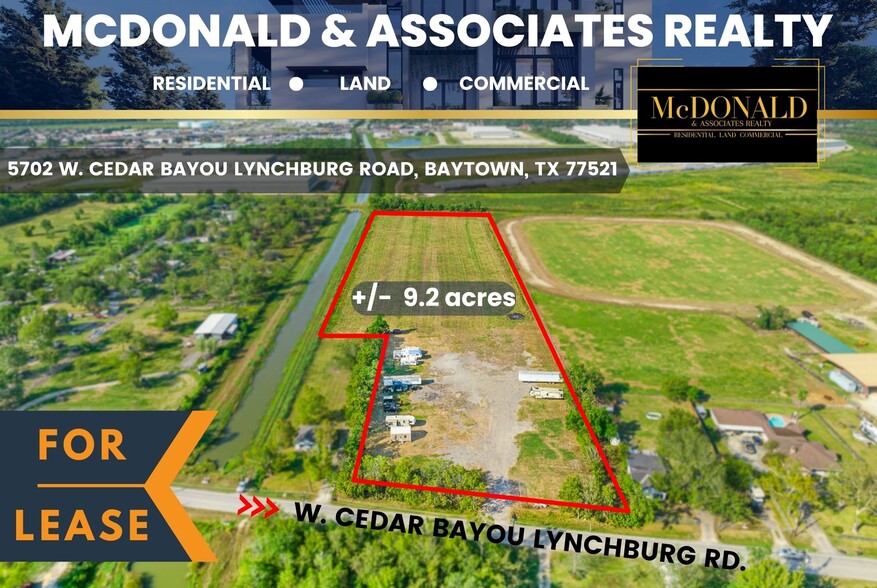 5702 W Cedar Bayou Lynchburg Rd, Baytown, TX à louer - Photo de l’immeuble – Image 1 sur 5