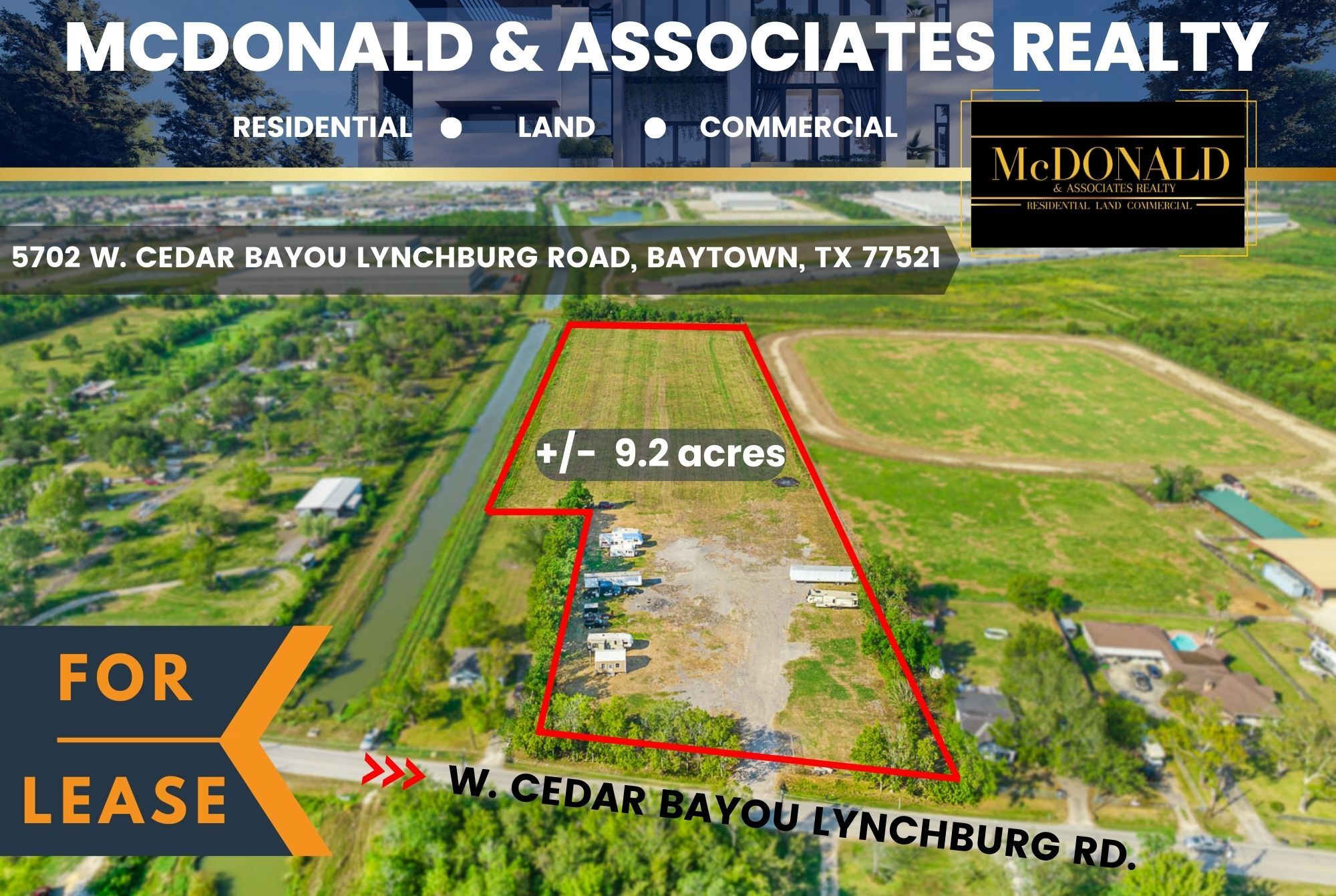 5702 W Cedar Bayou Lynchburg Rd, Baytown, TX à louer Photo de l’immeuble– Image 1 sur 6