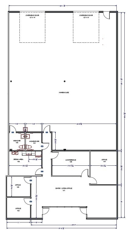10031 Monroe Dr, Dallas, TX à louer Plan d’étage– Image 1 sur 1
