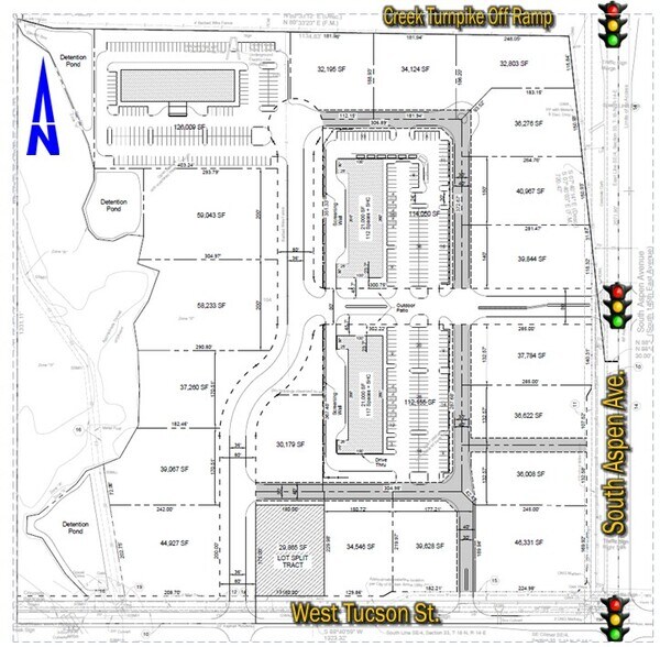 W Tucson & S Aspen Ave, Broken Arrow, OK à vendre - Plan de site – Image 2 sur 2