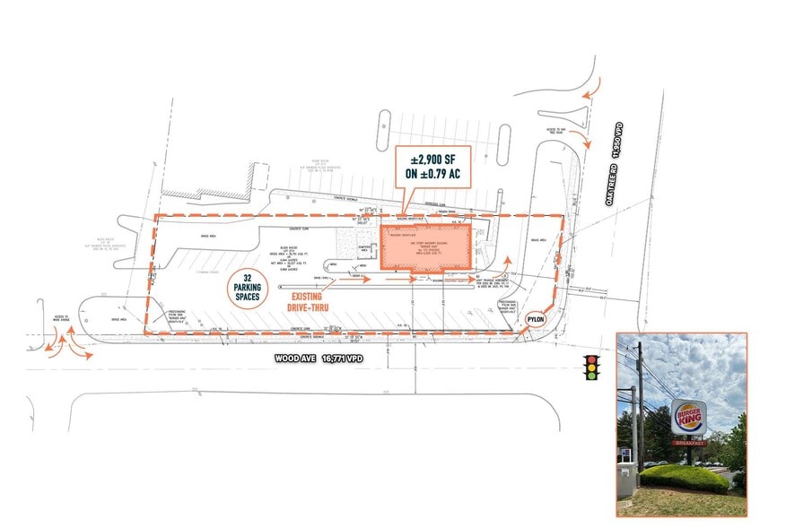 173 Wood Ave, Edison, NJ à vendre - Plan de site – Image 3 sur 3