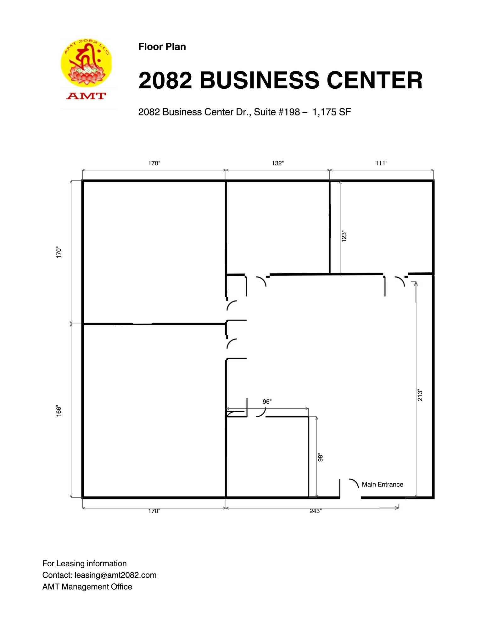 2082 Business Center Dr, Irvine, CA à louer Plan de site– Image 1 sur 1