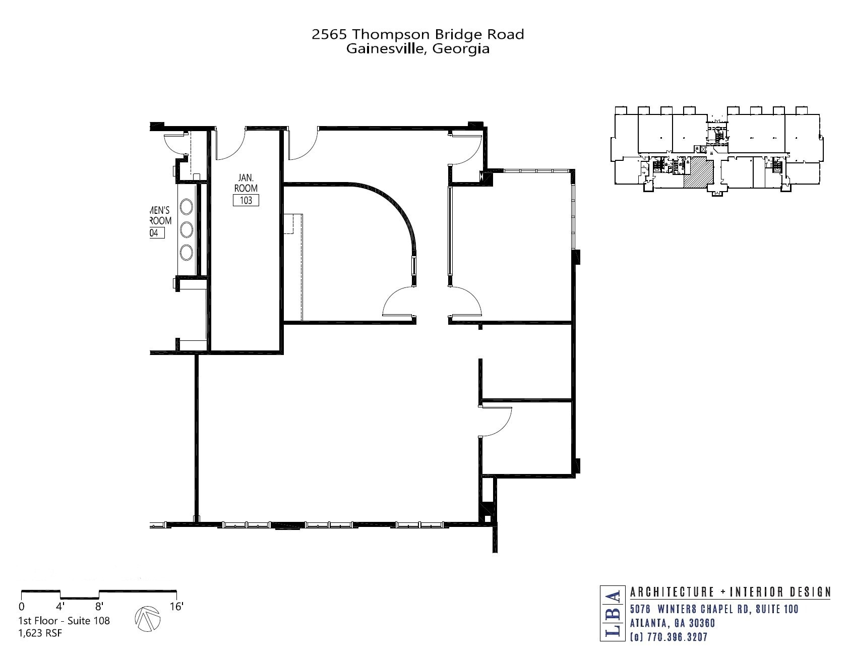 2565 NW Thompson Bridge Rd, Gainesville, GA à louer Plan d’étage– Image 1 sur 1