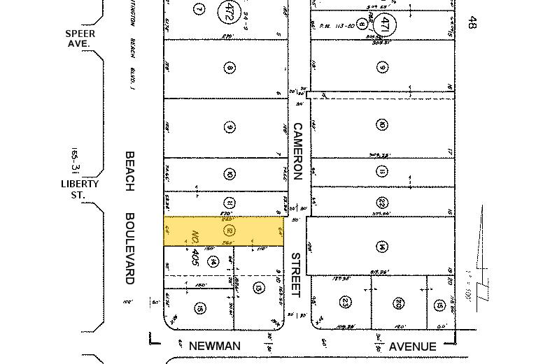 17692 Beach Blvd, Huntington Beach, CA à louer - Plan cadastral – Image 2 sur 26