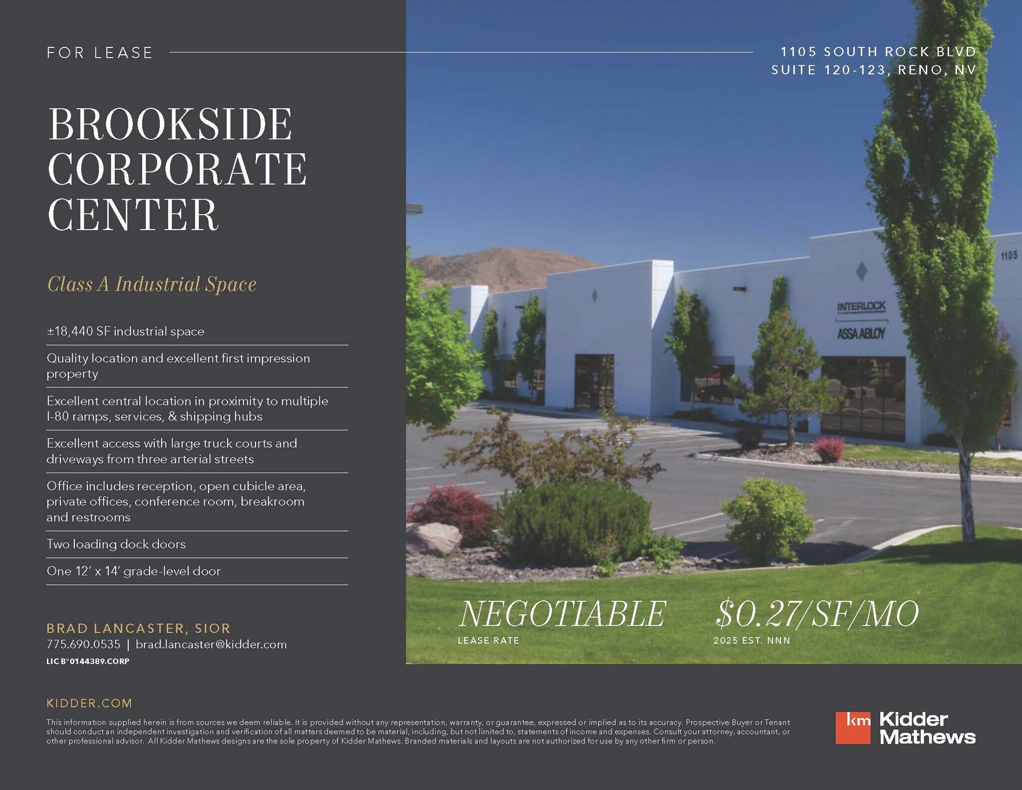 1105 S Rock Blvd, Reno, NV à louer Photo de l’immeuble– Image 1 sur 5