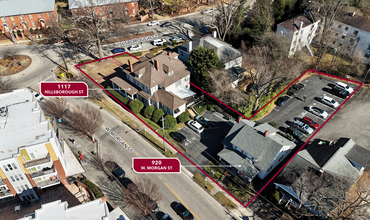 1117 Hillsborough St, Raleigh, NC - VUE AÉRIENNE  vue de carte