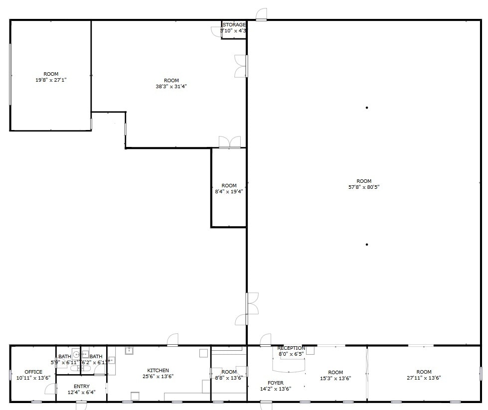 1030 Salem Church Rd, Anderson, SC à louer Plan d’étage– Image 1 sur 1
