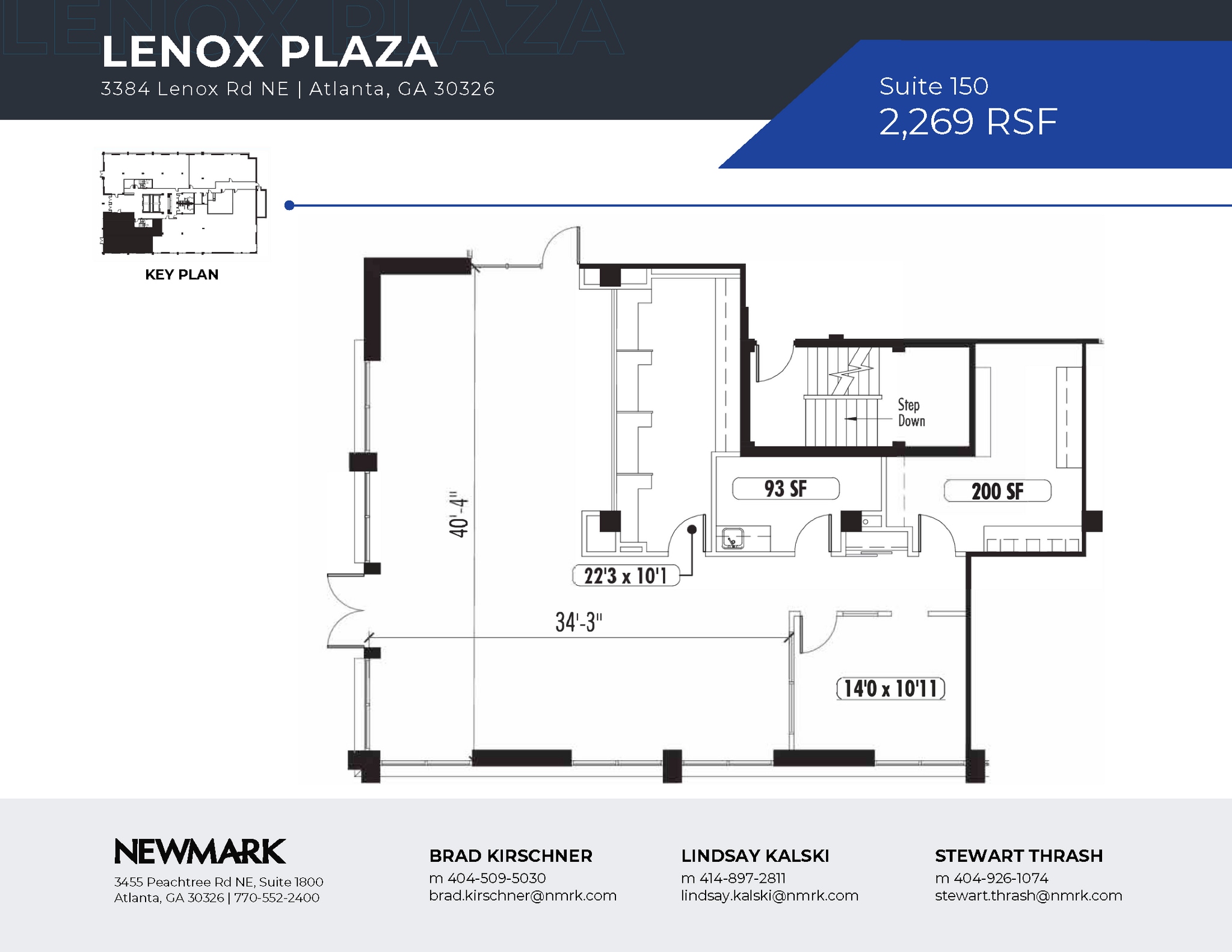 3384 Peachtree Rd NE, Atlanta, GA à louer Plan d’étage– Image 1 sur 1