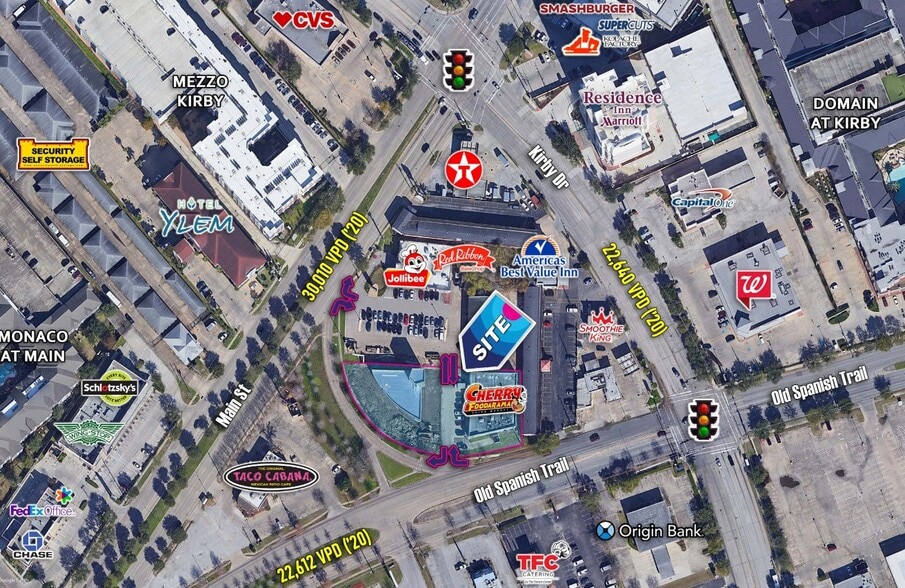 8025 S Main St, Houston, TX à vendre - Aérien – Image 2 sur 2