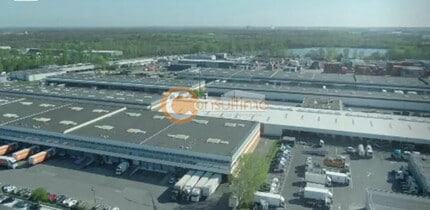 Bruges - Vue aérienne  vue de carte