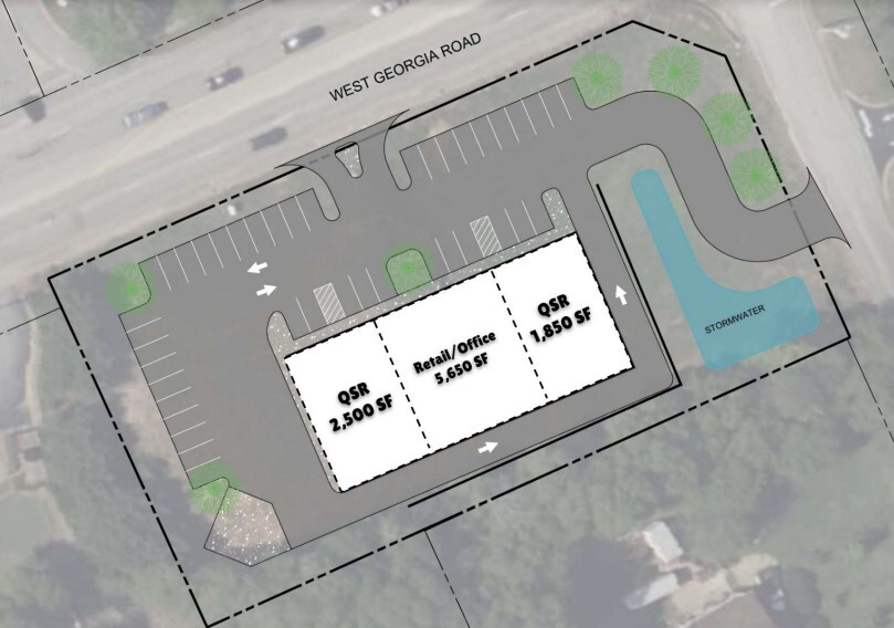 905 W Georgia Rd, Simpsonville, SC à louer - Plan de site – Image 2 sur 2