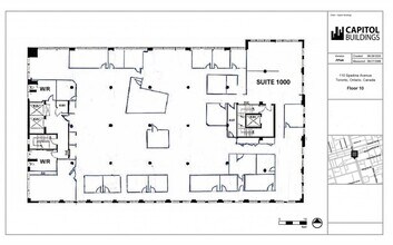 106-110 Spadina Ave, Toronto, ON à louer Plan d’étage– Image 1 sur 1