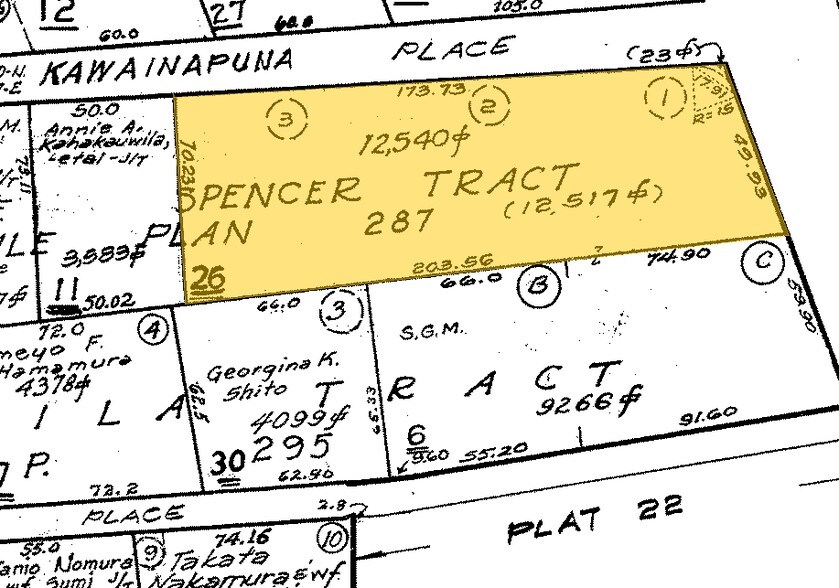 1246 Lower Main St, Wailuku, HI à louer - Plan cadastral – Image 2 sur 6